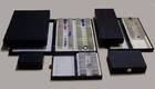 Standard slide box for 12 microscope slides. Strong storage cases of best quality coated with